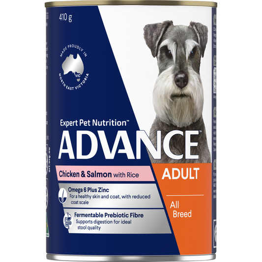 Advance Adult Dog All Breed Wet Food - Chicken, Salmon & Rice