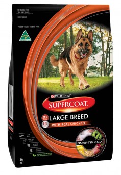 Supercoat Adult Dog Large Breed Dry Food - Real Meat