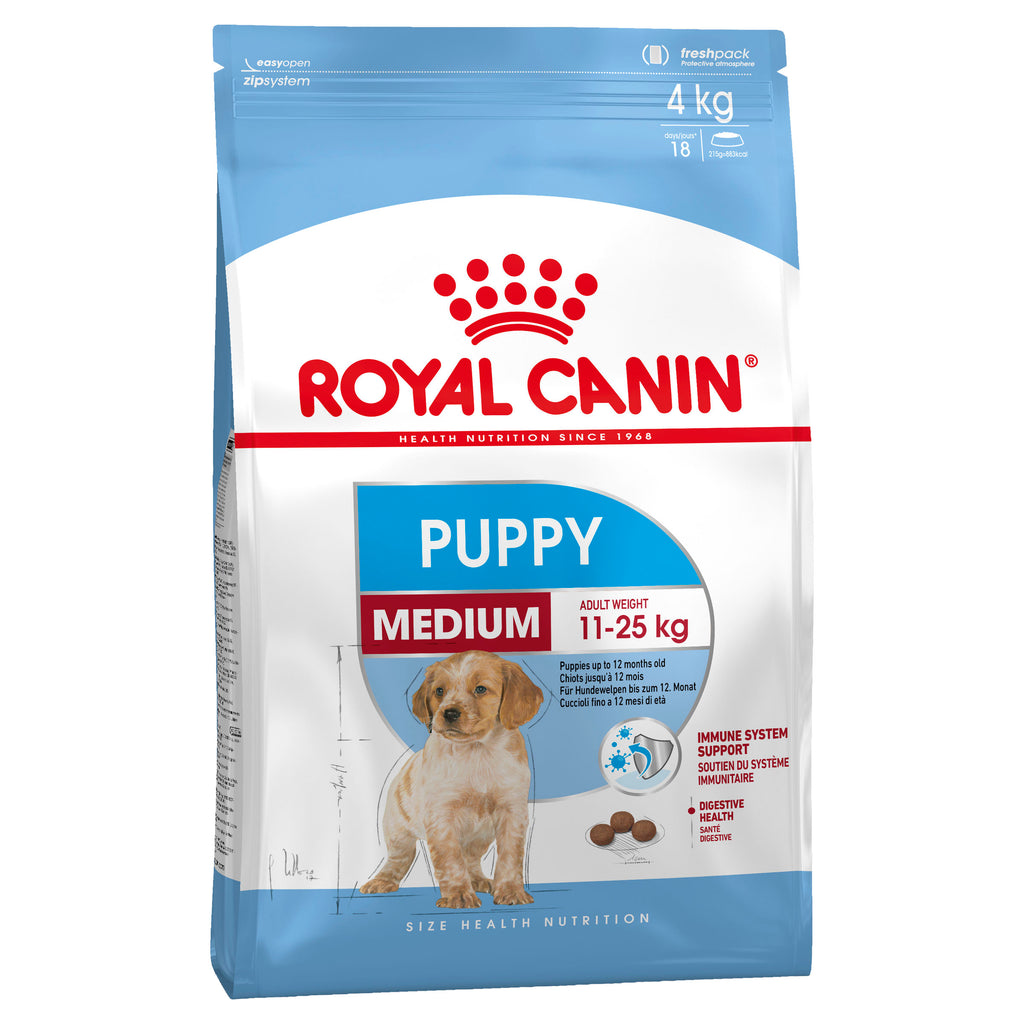 Royal Canin Medium Puppy - Dry - 4kg & 15kg
