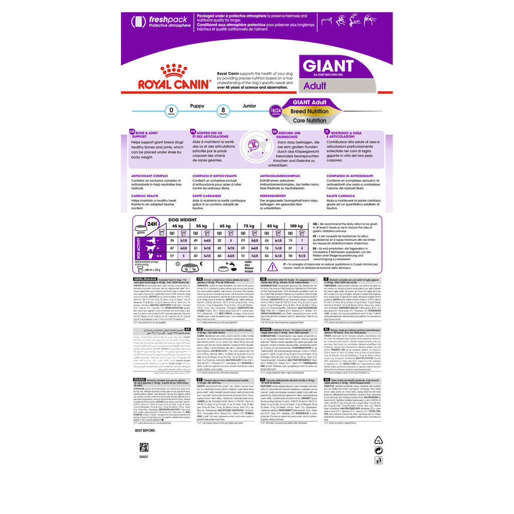 Royal Canin Giant Adult - Dry 15kg