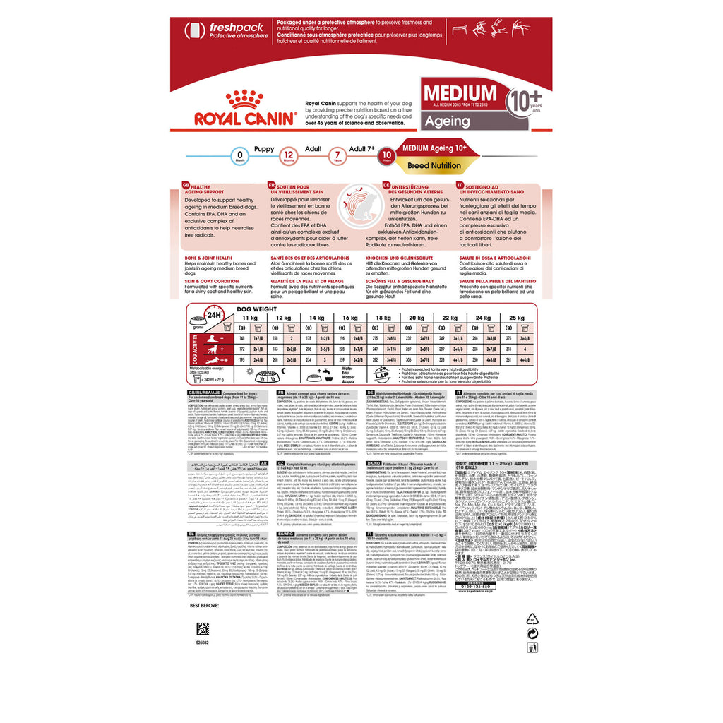 Royal Canin Medium Ageing 10+ - Dry - 15kg