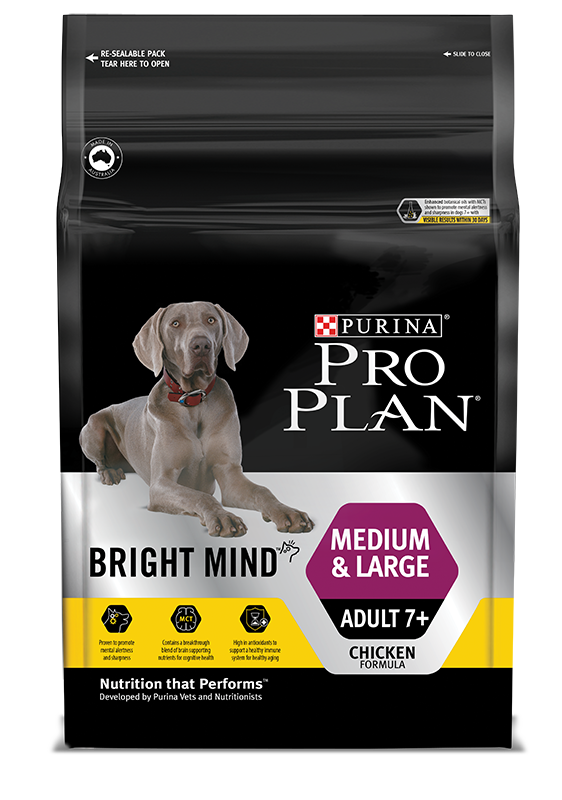 Pro Plan Bright Mind Dry Food - Medium & Large Adult 7+