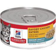 Hills Science Diet Adult Cat Indoor Savory Chicken Entr e