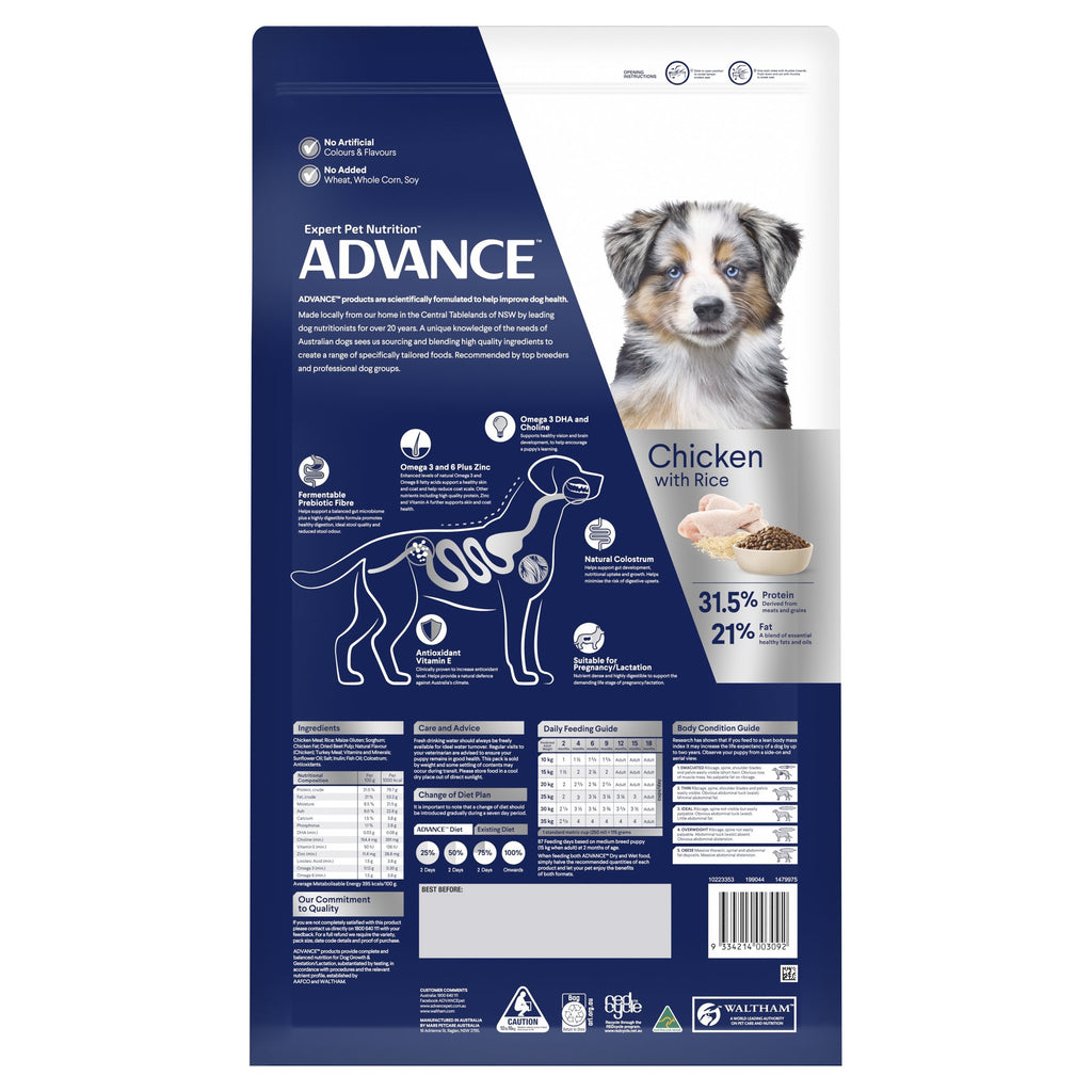Advance Puppy Plus Growth All Breed Dry Food - Chicken
