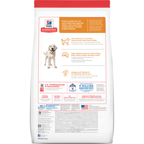 Hills large outlet breed light