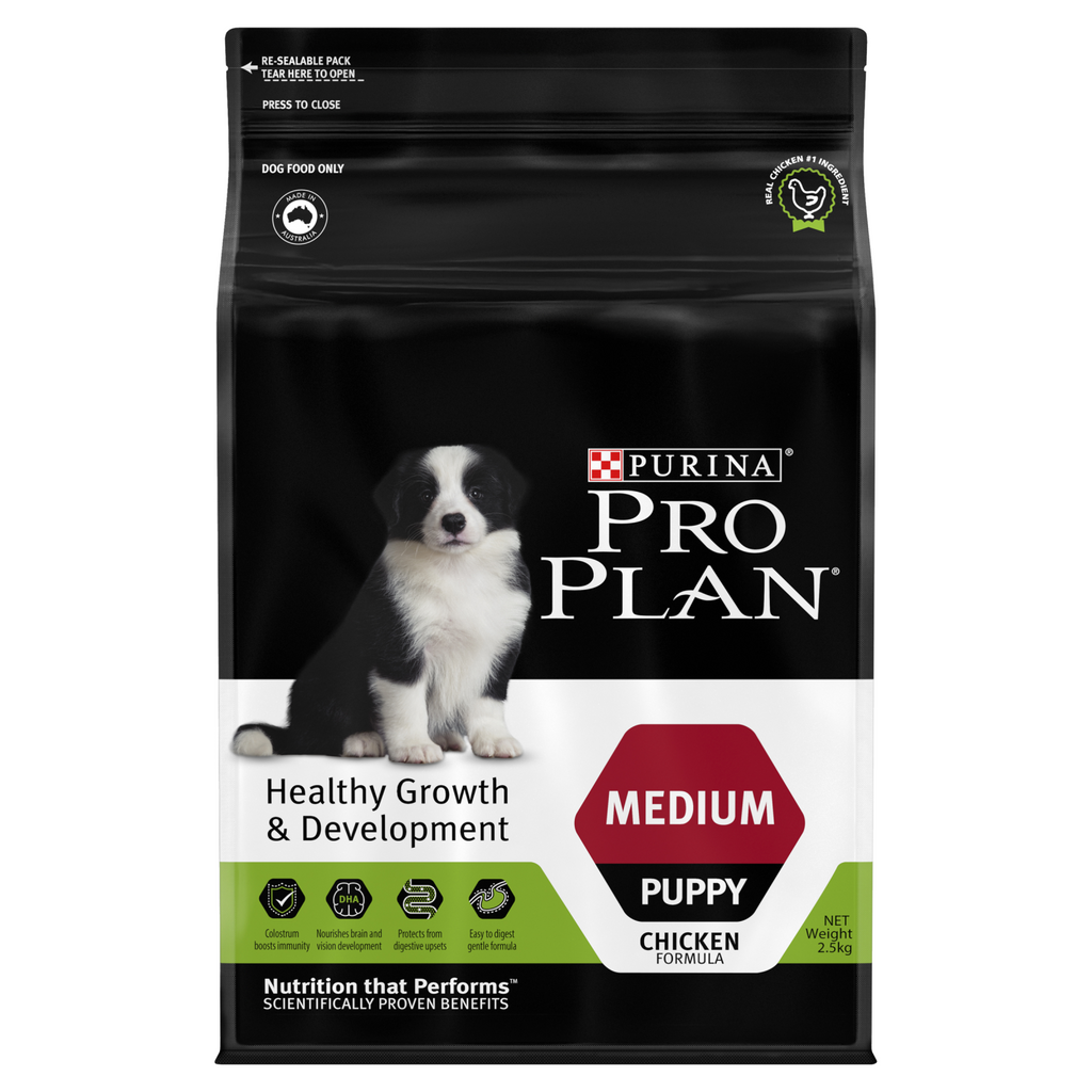 Pro Plan Puppy Dry Food - Medium Breed Puppy with OptiStart - Chicken & Rice