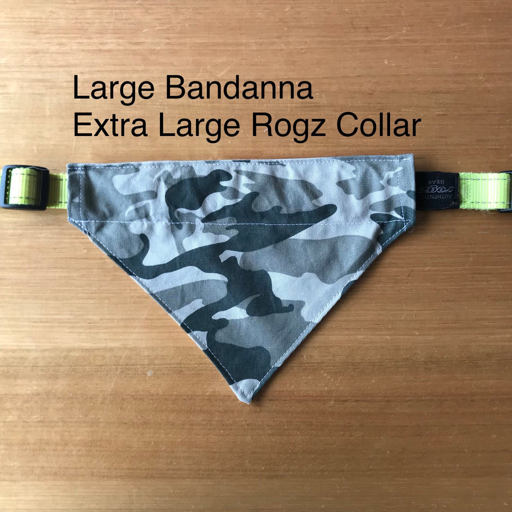 Doggachief Bandanna Camo Print - Large