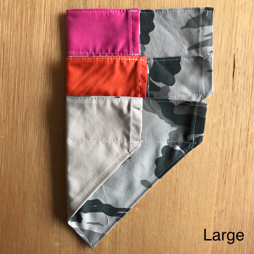 Doggachief Bandanna Camo Print - Large
