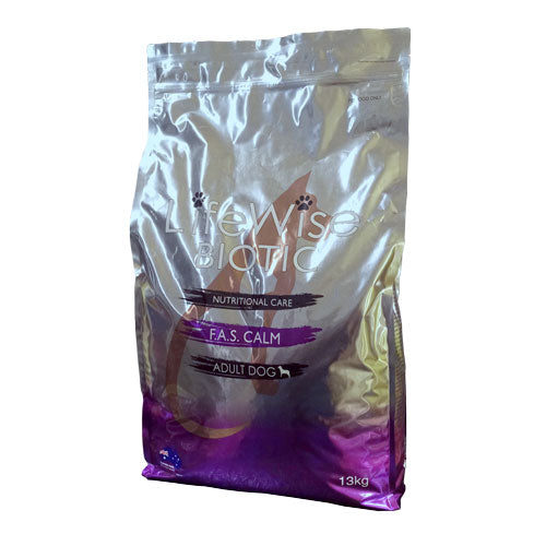 Lifewise - BIOTIC F.A.S. CALM with fish, lamb, rice, oats & vegetables - Various Kgs