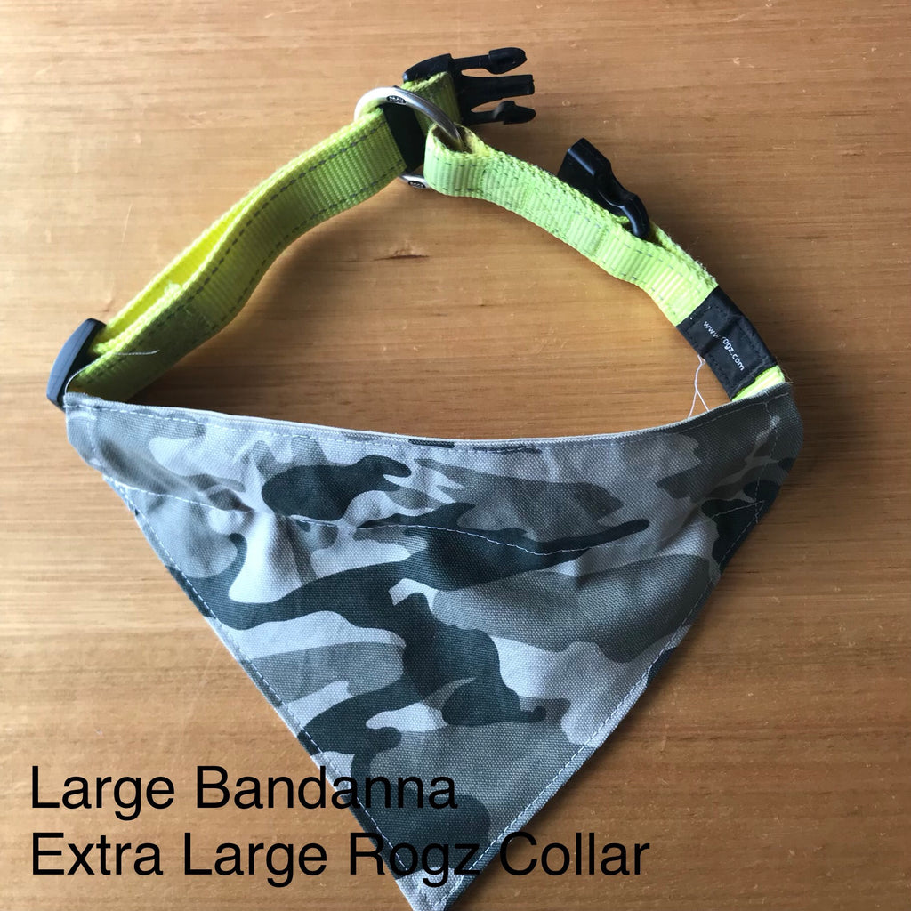 Doggachief Bandanna Camo Print - Large
