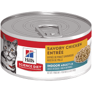 Hills Science Diet Adult Cat - Indoor Savory Chicken Entrée