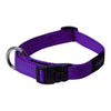 Rogz Side Release Dog Collar - Utility with Reflective Stitching - Purple - Various Sizes