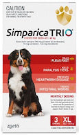 Simparica Trio for Large dogs- worm treatment-20kg to 40kg