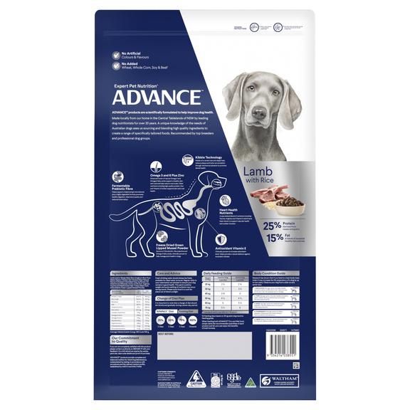 Advance Adult Dog Total Wellbeing Large Breed Dry Food - Lamb