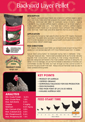 Barastoc Golden Yolk Pellets