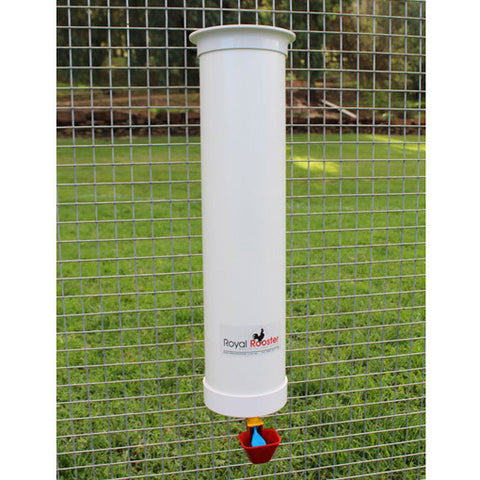 Royal Rooster Poultry Drinker/Feeder Set - With Rain Cover