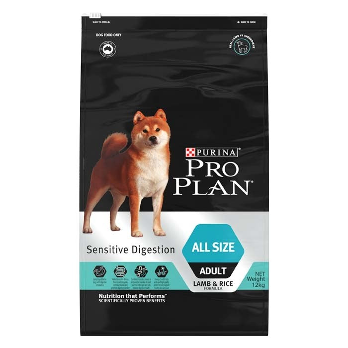 Pro Plan Adult All Size - Dry Dog Food - Sensitive Digestion - Lamb & Rice