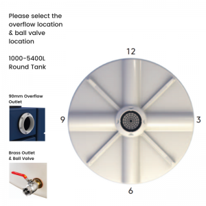 Maxiplas 1000L Budget Round Water tank